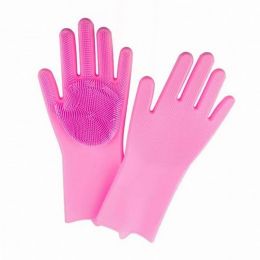 многофункциональные перчаток Magic Brush, Розовый, вид.1