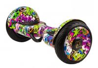 Гироскутер GT Smart Wheel 10,5 Самобаланс + App Граффити Сиреневый