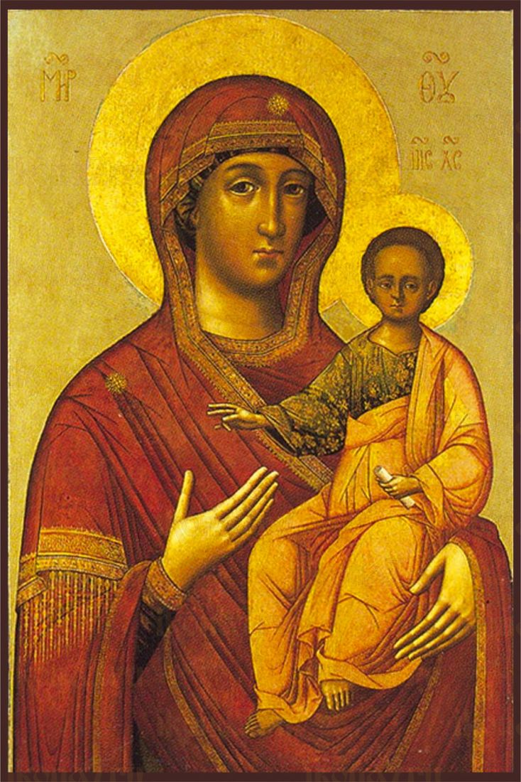 Икона Смоленская (Одигитрия) Божия Матерь