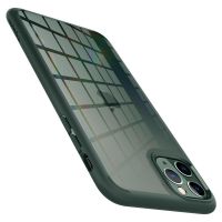 Купить чехол Spigen Ultra Hybrid для iPhone 11 Pro зеленый прозрачный чехол для Айфон 11 Про в Москве в интернет магазине аксессуаров для смартфонов elite-case.ru