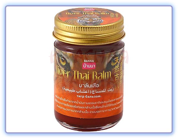 Тайский бальзам для тела Тигр Banna Tiger Thai Balm