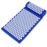 Акупунктурный массажный комплект Acupressure Mat (цвет синий)