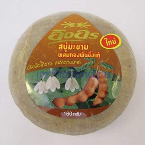 Тайское мыло из тамаринда с ринокантусом 160 гр