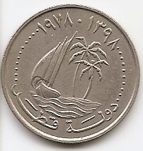 50 дирхамов(регулярный выпуск) Катар 1978