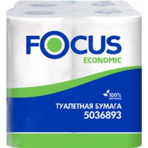 Туалетная бумага Focus  2 слойная, упак ( 8 шт )