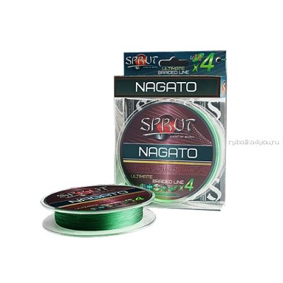 Шнур плетеный Sprut Nagato Hard Ultimate Braided Line x4 140 м / цвет: Dark Green