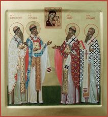 Икона Варсонофий Тверской святитель (рукописная)