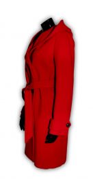 Пальто женское NAF NAF UHNH49D-ROUGE-GRENAT, ткань красная, вид 3