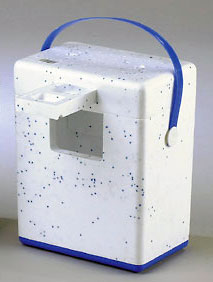 Зимний рыболовный ящик A-elita Sputnik Dark/Blue + Коробка для снастей (пенопласт-пластмасс)