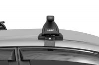 Багажник на крышу Kia Spectra, Lux, прямоугольные стальные дуги