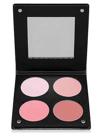Make-Up Atelier Paris Palette Blush Powder 3D BL3DR Rose Румяна в палитре на 4 цвета розовая с зеркалом