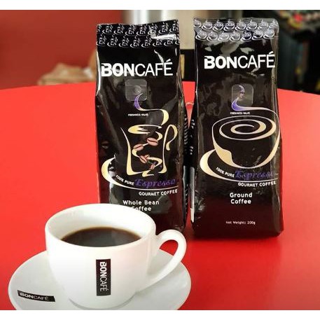 Натуральный кофе в зернах BONCAFE 250 грамм