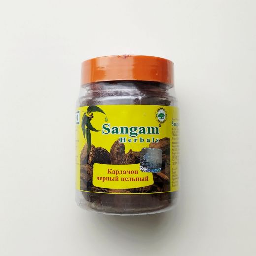 Кардамон черный целый | 50 г | Sangam Herbals