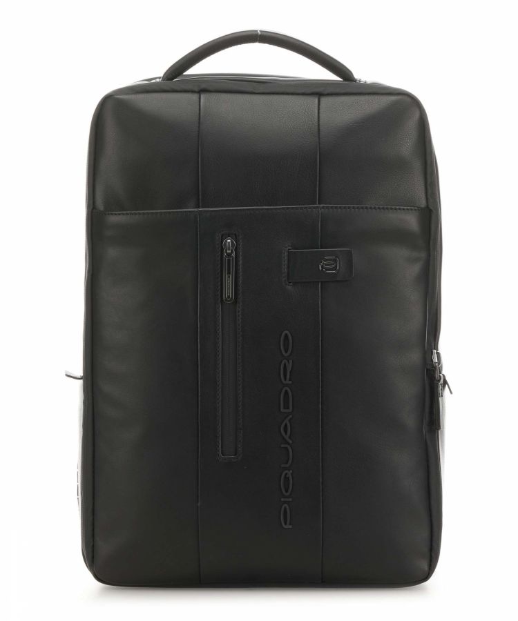 Бизнес-рюкзак кожаный с расширением Piquadro CA4840UB00/N черный