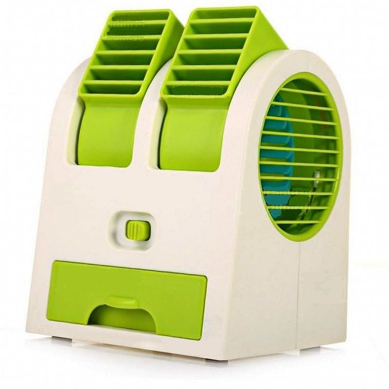 Настольный кондиционер-вентилятор HY-168, цвет зелёный