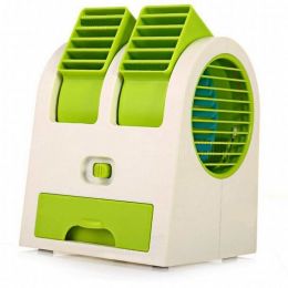 Настольный кондиционер-вентилятор HY-168, цвет зелёный, вид 1