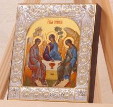Икона Святая Троица (9х10,5см)