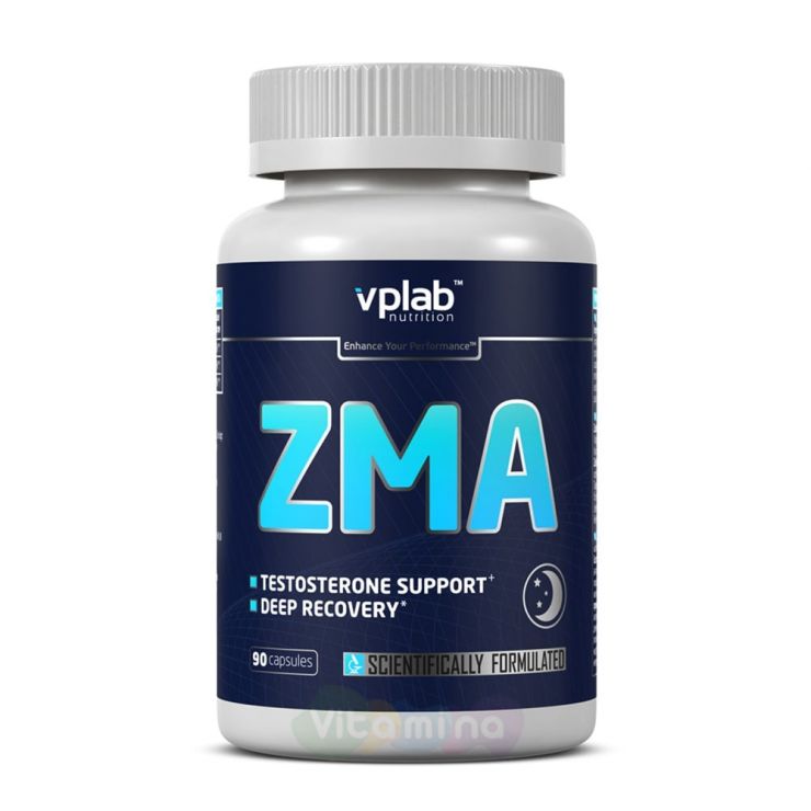 VPLab Минеральный комплекс с витамином B6 ZMA, 90 капс