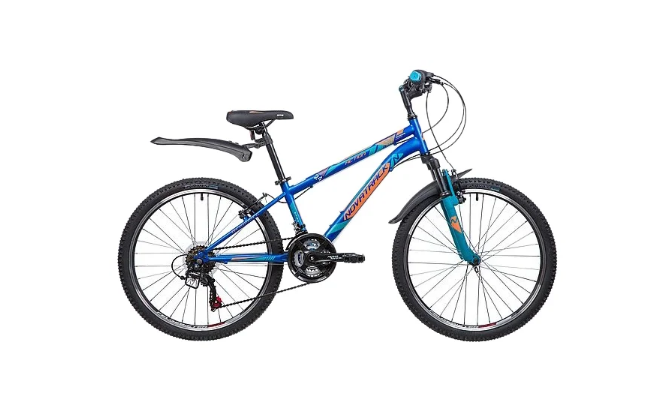 Подростковый горный (MTB) велосипед Novatrack Action 24 (2019) синий (24SH18SV.ACTION.10BL9)