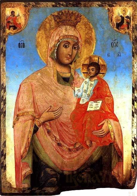 Георгиевская Икона Божией Матери (рукописная)