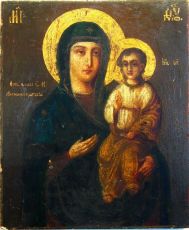 Могилево-Братская икона Божией Матери (рукописная)