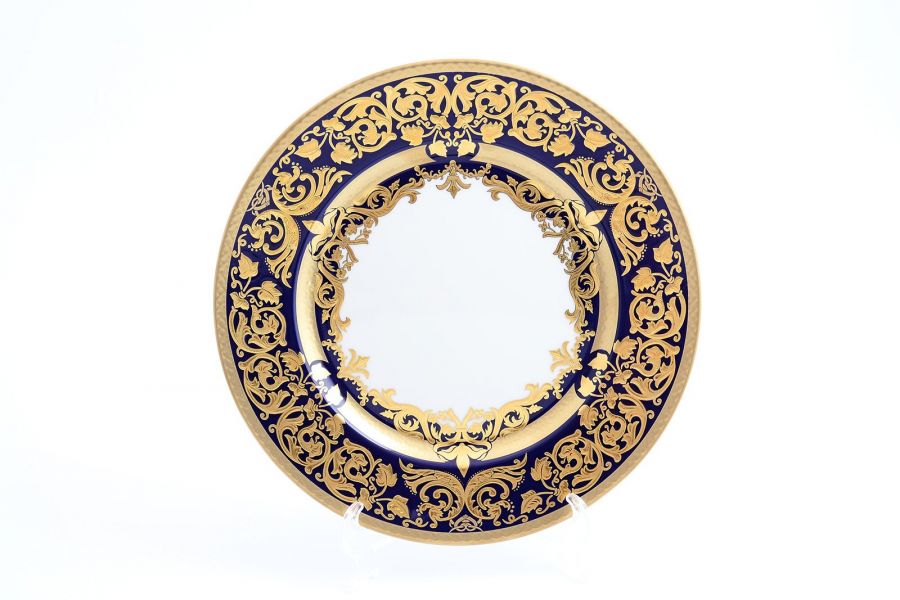 Набор тарелок 28.5 см "Natalia cobalt gold", 6 шт.