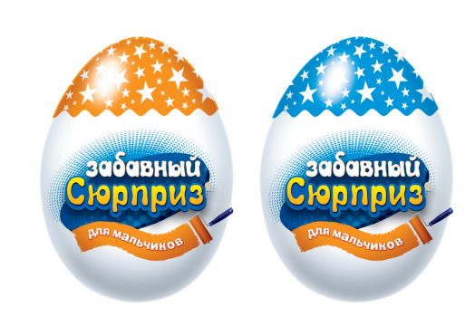 Забавный сюрприз для мальчиков, яйцо с игрушкой 20 гр 6*24 (ES-1-2/ZS)
