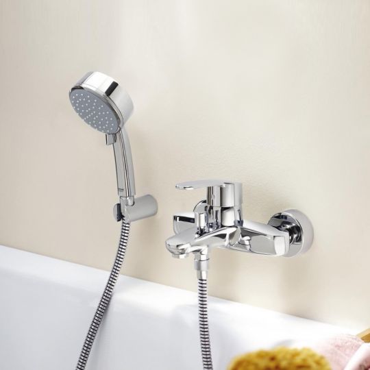 Смеситель для ванны Grohe Eurostyle Cosmopolitan 3359220A с душевым гарнитуром ФОТО