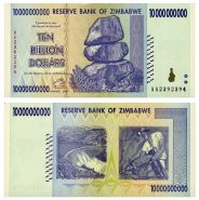 Зимбабве 10 миллиардов (10000000000) долларов 2008 ПРЕСС UNC