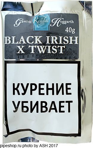 Табак трубочный Gawith & Hoggarth Black Irish X Twist (40 гр.)