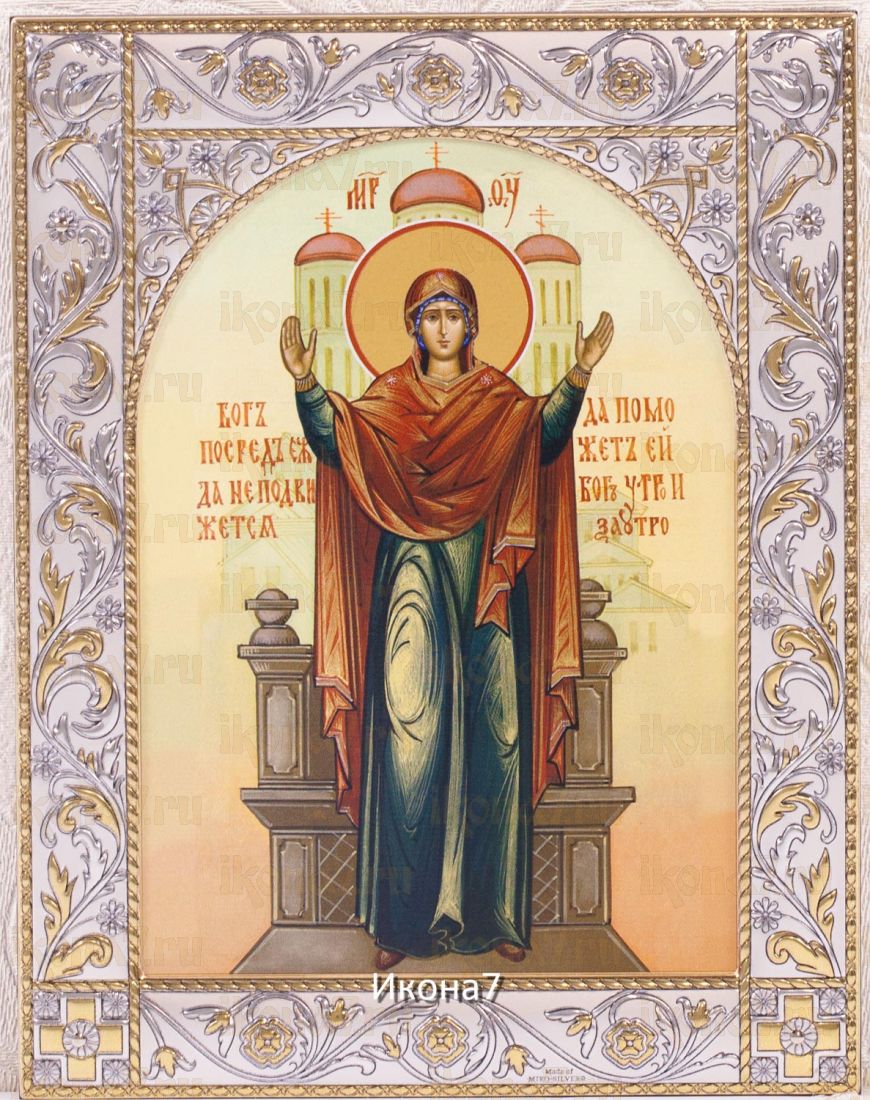 Икона Нерушимая стена Божией Матери (14х18см)