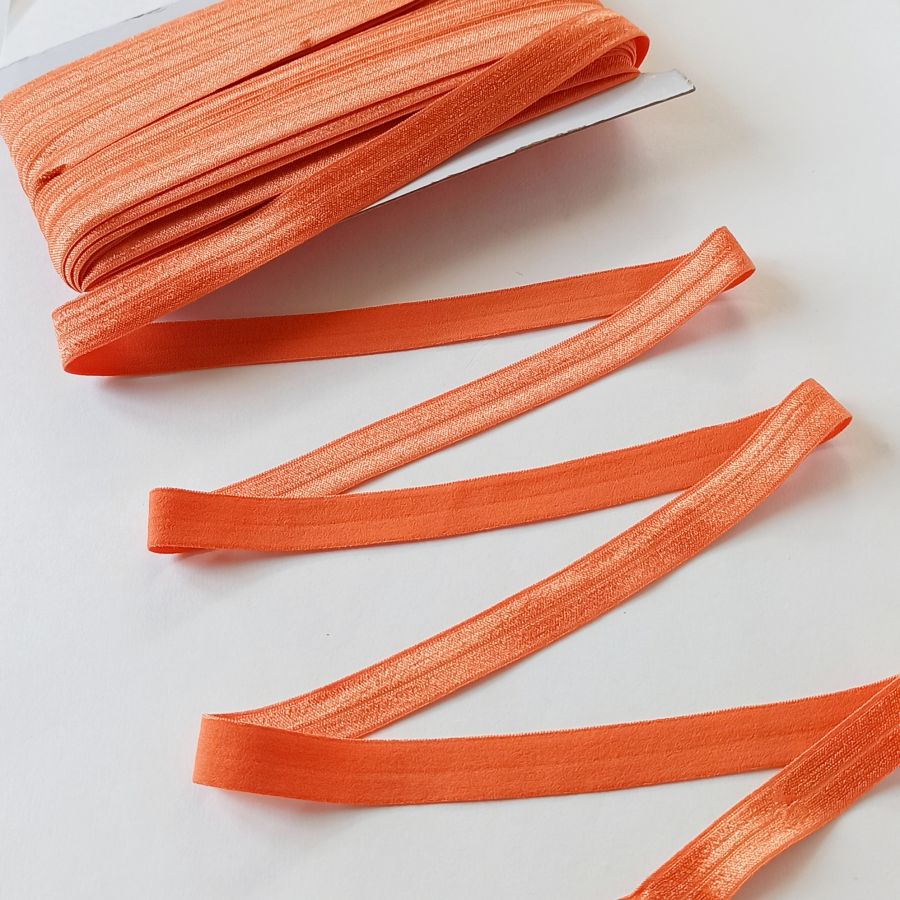 Косай бейка, ширина 1,5 см, цвет оранжевый, К211-05, за 1 метр