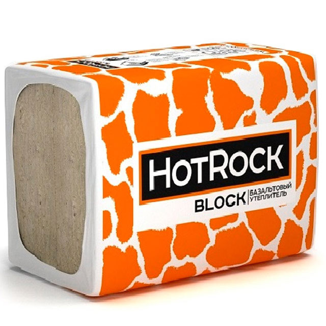 Утеплитель Hotrock Блок 1000*600*100мм, 2.4м2, 0.24м3, (50 кг/м3)