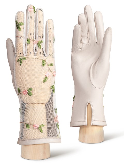 Белые женские перчатки ELEGANZZA GR01-00033977