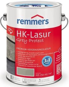 Лазурь для Древесины Remmers HK-Lasur Grey-Protect 3в1 20л c Эффектом Посерения Древесины