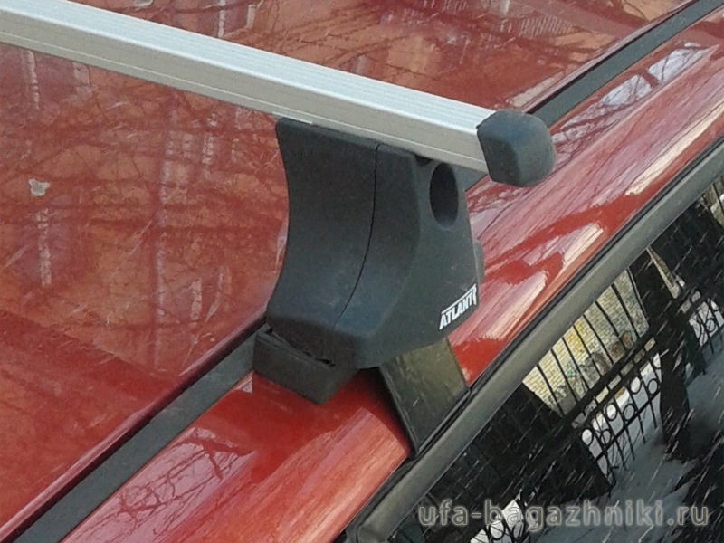 Багажник на крышу Ford Fiesta V, Атлант, прямоугольные дуги