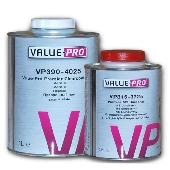 PPG Value Pro MS Прозрачный лак PREMIER, комплект