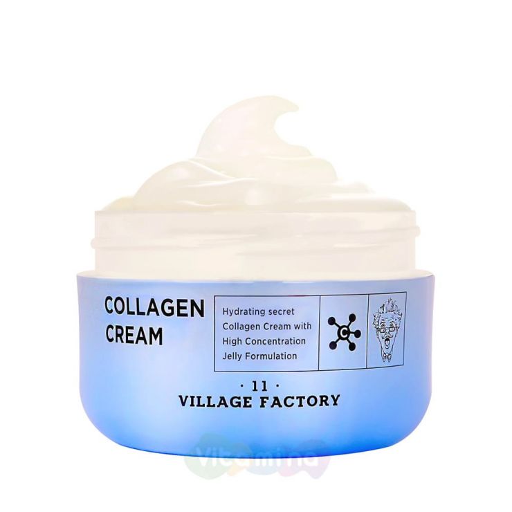 Village 11 Factory Увлажняющий крем для лица с коллагеном Collagen Cream, 50 мл