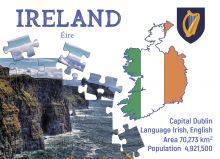 Почтовая открытка Step to Ireland