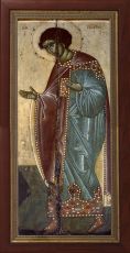 Мерная икона Георгий Победоносец ве­ли­ко­му­че­ник  (25x50см)