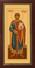 Мерная икона Ярослав Мудрый благоверный князь (25x50см)