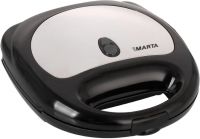 Бутербродница MARTA MT-1750 черный/сталь