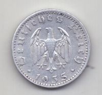 50 пфеннигов 1935 года Германия