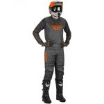 Fly Racing F-16 Combo Grey/Orange  комплект джерси и штаны