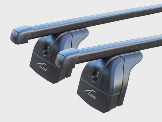 Багажник на крышу Haval H5 2020-..., Lux, стальные прямоугольные дуги
