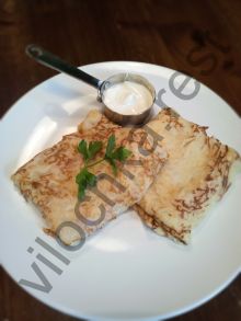 Блинчики с ветчиной и сыром
