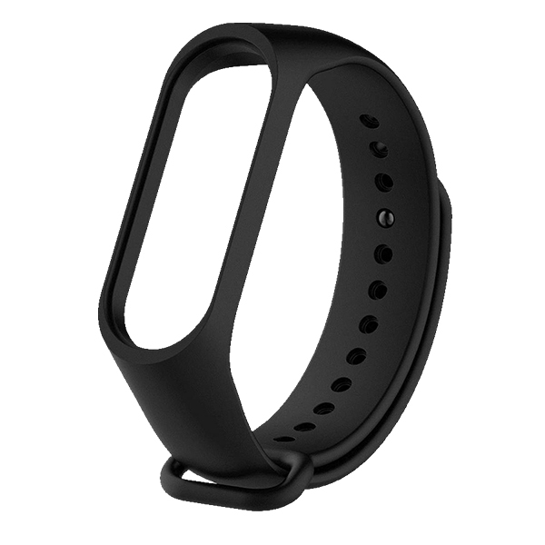 Силиконовый ремешок для Фитнес-браслета  Smart Band 6 (Чёрный)