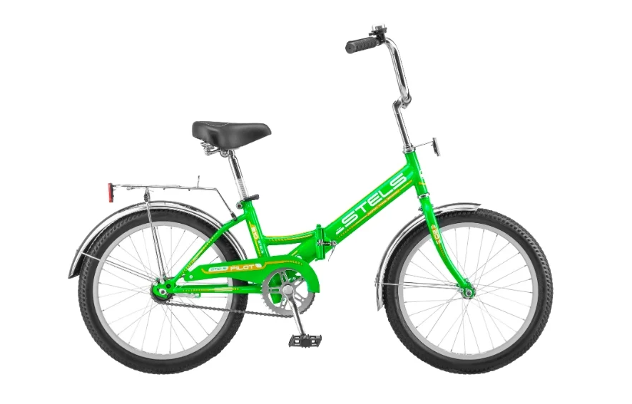 Городской велосипед STELS Pilot 310 20 Z011 (2018) Зелёный/желтый
