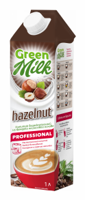 Напиток растительный GREEN MILK Professional из фундука на рисовой основе 1,5% ГОСТ, без змж, 1000мл