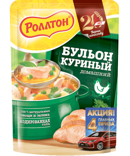 Бульон Роллтон куриный 90г